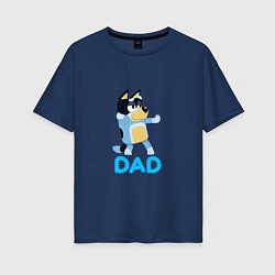 Женская футболка оверсайз Doggy Dad