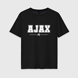 Женская футболка оверсайз Ajax football club классика