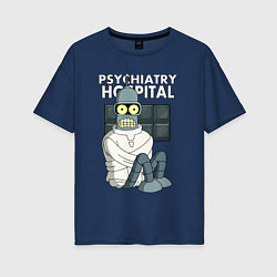 Женская футболка оверсайз Bender - hospital