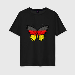Женская футболка оверсайз Бабочка - Германия