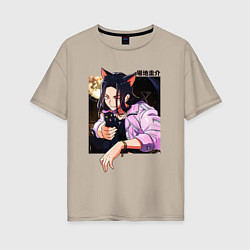 Женская футболка оверсайз Токийские мстители Баджи