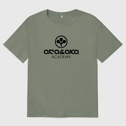 Женская футболка оверсайз Cyberpunk - Arasaka Academy