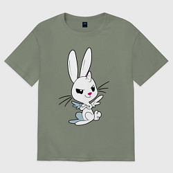 Футболка оверсайз женская Angel Bunny - my little pony - cartoon, цвет: авокадо