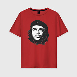 Женская футболка оверсайз Че Гевара - рисунок