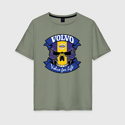 Женская футболка оверсайз Volvo for Life