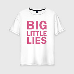 Женская футболка оверсайз Big Little Lies logo
