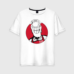 Женская футболка оверсайз Доктор Ливси - KFC Edition