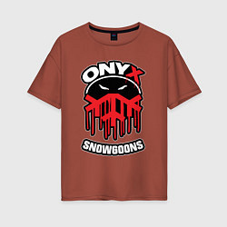 Женская футболка оверсайз Onyx - snowgoons
