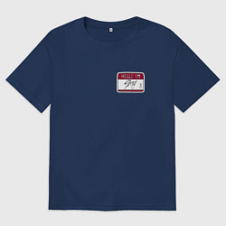 Женская футболка оверсайз Hello I am Stay