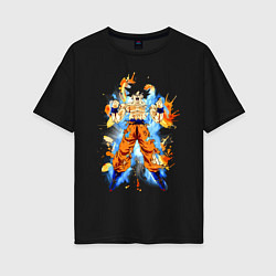 Женская футболка оверсайз Dragon Ball - Goku