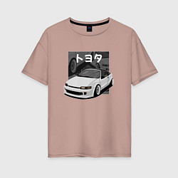 Женская футболка оверсайз Toyota Sera JDM Retro Design