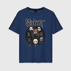 Женская футболка оверсайз Slipknot art fan