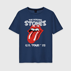 Женская футболка оверсайз The Rolling Stones 78