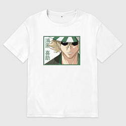 Женская футболка оверсайз Кисуке Урахара - Блич