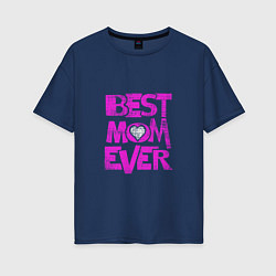 Женская футболка оверсайз Лучшая на свете мама