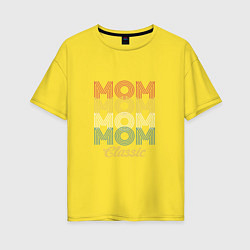 Женская футболка оверсайз Mom Classic