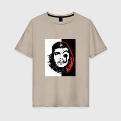 Женская футболка оверсайз Бумаждый дом - Че Гевара
