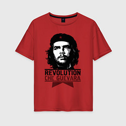 Женская футболка оверсайз Revolution hero