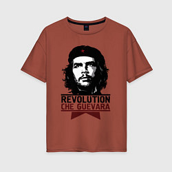 Женская футболка оверсайз Revolution hero