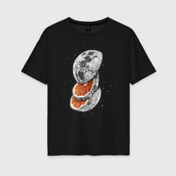 Женская футболка оверсайз Лунный фрукт