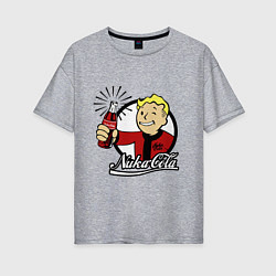 Женская футболка оверсайз Vault boy - nuka cola