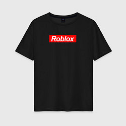 Женская футболка оверсайз Roblox полоса