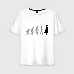 Женская футболка оверсайз Эволюция Шерлока