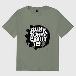 Футболка оверсайз женская Blink one eighty two, цвет: авокадо