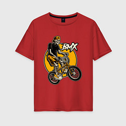 Женская футболка оверсайз BMX rider