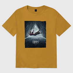 Женская футболка оверсайз Maura Franklin art - 1899