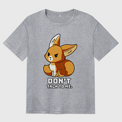 Женская футболка оверсайз Offended fox