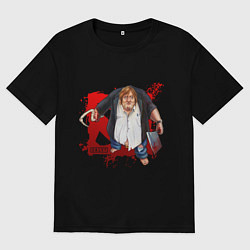 Женская футболка оверсайз Gabe Newell - Dota 2