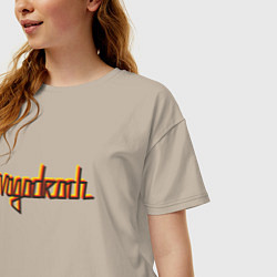 Футболка оверсайз женская Vagodroch SSSR STYLE, цвет: миндальный — фото 2
