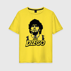Женская футболка оверсайз Dios Diego