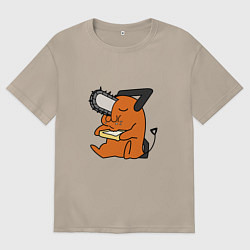 Женская футболка оверсайз Пачита ест тост