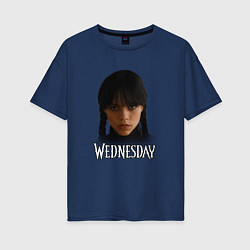 Женская футболка оверсайз Уэнсдэй Wednesday