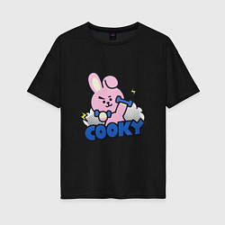 Женская футболка оверсайз Cooky BT21 Jungkook