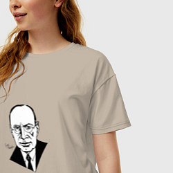 Футболка оверсайз женская Сергей Прокофьев, цвет: миндальный — фото 2