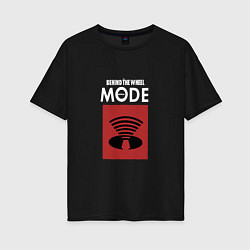 Женская футболка оверсайз Depeche mode musical