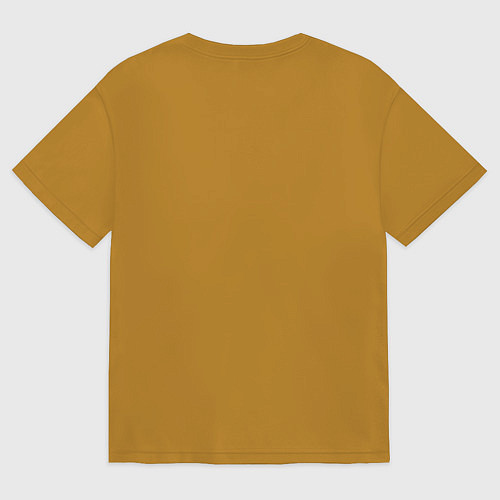 Женская футболка оверсайз Теперь ты знаешь как выглядит лучший инструктор / Горчичный – фото 2