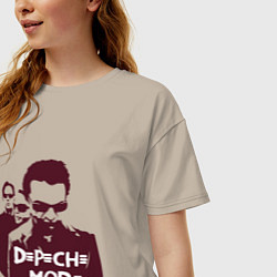 Футболка оверсайз женская DM portrait, цвет: миндальный — фото 2