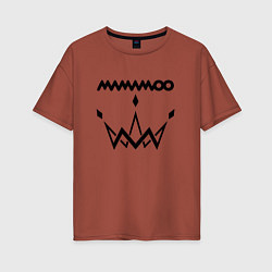 Женская футболка оверсайз Mamamoo emblem