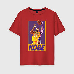 Женская футболка оверсайз Kobe game