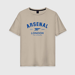 Женская футболка оверсайз Arsenal london the gunners
