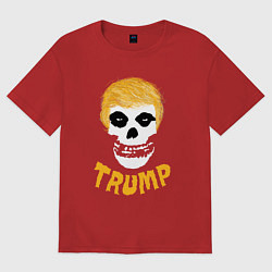 Футболка оверсайз женская Misfits Trump, цвет: красный