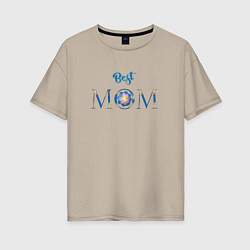 Женская футболка оверсайз Лучшей маме