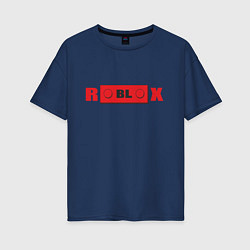 Женская футболка оверсайз Roblox деталь
