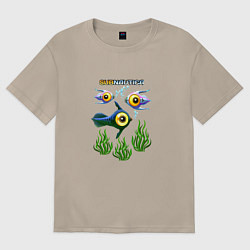 Женская футболка оверсайз Subnautica