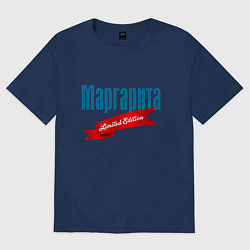 Футболка оверсайз женская Маргарита - ограниченный выпуск, цвет: тёмно-синий