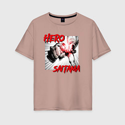 Женская футболка оверсайз Герой Сайтама